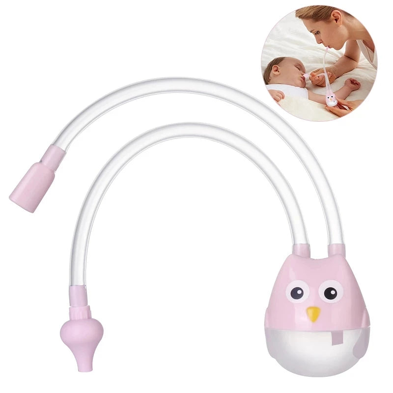 Newborn Baby Nasal Aspirator | Soft Silicone Nose Cleaner with Anti-Backflow Design | Safe & Gentle Suction Tool for Infants