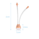 Newborn Baby Nasal Aspirator | Soft Silicone Nose Cleaner with Anti-Backflow Design | Safe & Gentle Suction Tool for Infants