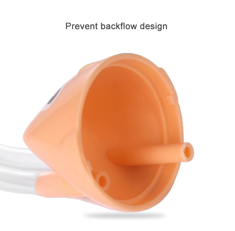Newborn Baby Nasal Aspirator | Soft Silicone Nose Cleaner with Anti-Backflow Design | Safe & Gentle Suction Tool for Infants