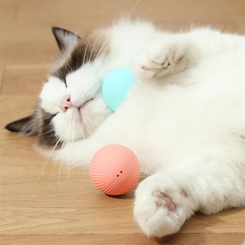 Smart Interactive Jumping Ball for Dogs & Cats | USB Rechargeable Automatic Moving Toy | Anti-Stress Pet Play Ball