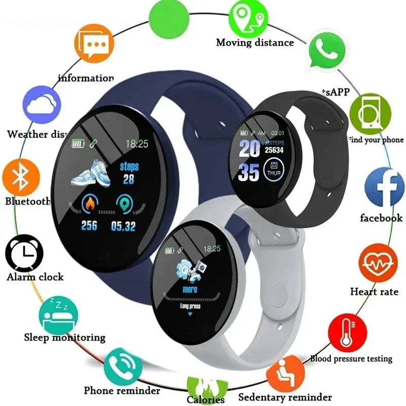 Xiaomi D18 Smartwatch – Smart Fitness Watch with Heart Rate, Sleep & Sports Tracking