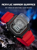 SANDA 2156 Men’s Military Sport Watch | Water-Resistant Digital Wristwatch with LED Display & Stopwatch