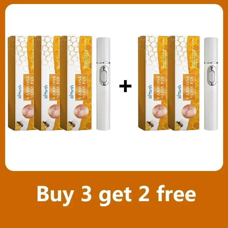 Laser Therapy Pen for Varicose Veins | Blue Light Treatment Device for Pain Relief & Circulation Improvement