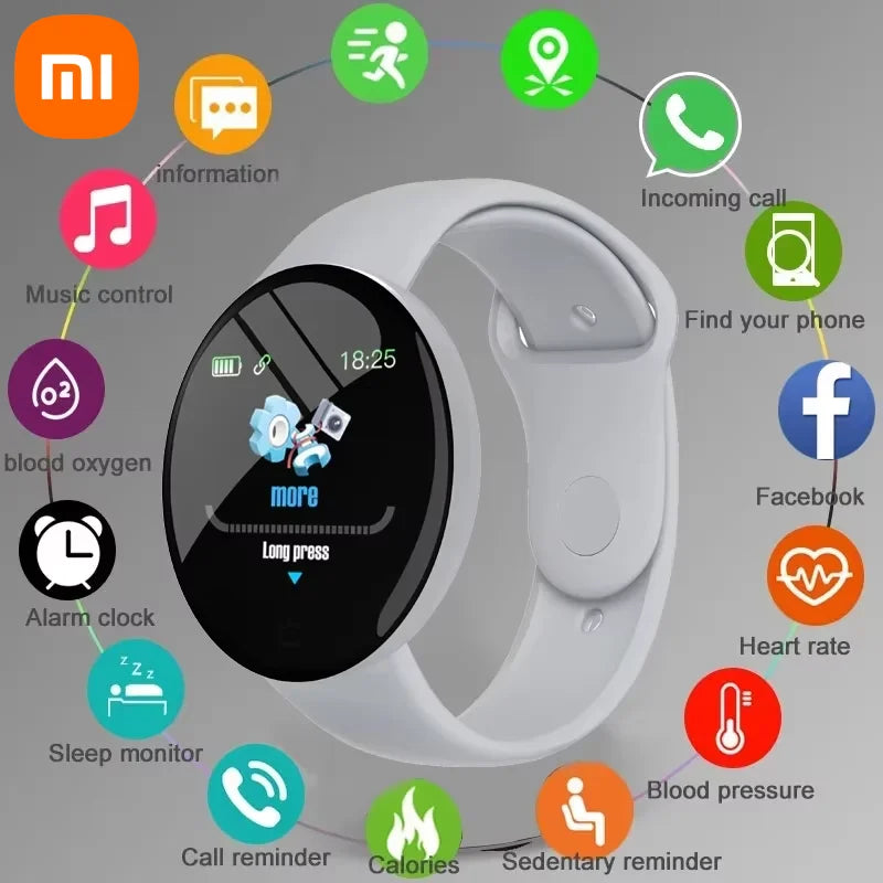 Xiaomi D18 Smartwatch – Smart Fitness Watch with Heart Rate, Sleep & Sports Tracking