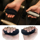 Fingerless Gym Grips | Non-Slip Weight-Lifting Pads for Hand Protection & Grip Strength | Ergonomic Workout Gloves for Men