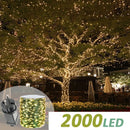 Green Cable LED Christmas Fairy Lights – Outdoor Waterproof Garland