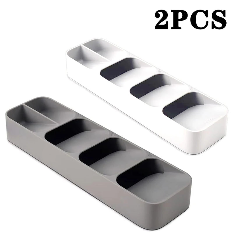 Multi-Purpose Cutlery Drawer Organizer – Compartment Tray for Forks, Spoons & Kitchen Utensils