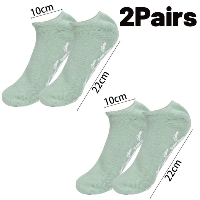 Reusable Silicone Moisturizing Mask Socks & Gloves – Exfoliating, Anti-Crack, and Hydrating Foot and Hand Care Tool