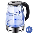 1.8L Electric Glass Kettle – Fast Boiling, Safe, and Stylish for Every Kitchen!