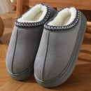 Winter Warm Home Cotton Slippers – Soft Indoor Shoes for Kids & Adults | Unisex Pull-On Design with Anti-Slip Sole