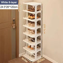 Multi-Layer Shoe Rack – Space-Saving Plastic Shoe Organizer with Large Capacity for Entrance, Closet & Home Storage 🏠