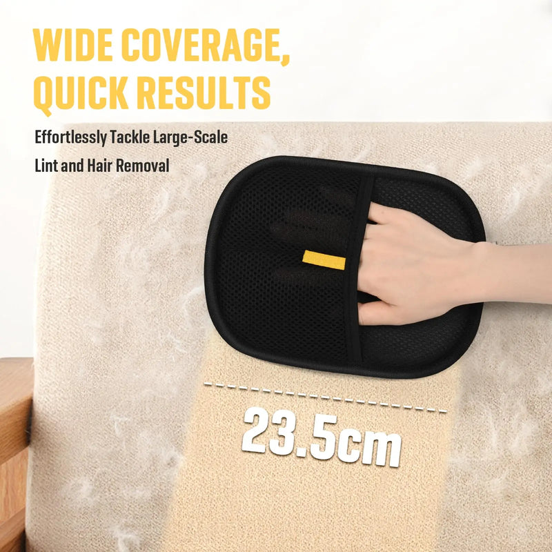 Electrostatic Pet Hair Removal Glove | Reusable Cat & Dog Grooming Tool for Furniture, Carpet & Car Seats