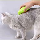 3-in-1 Electric Pet Steam Brush – Grooming, Massage & Cleaning Tool for Cats and Dogs
