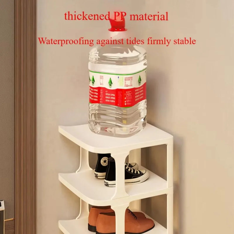 Multi-Layer Shoe Rack – Space-Saving Plastic Shoe Organizer with Large Capacity for Entrance, Closet & Home Storage 🏠
