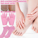 Reusable Silicone Moisturizing Mask Socks & Gloves – Exfoliating, Anti-Crack, and Hydrating Foot and Hand Care Tool