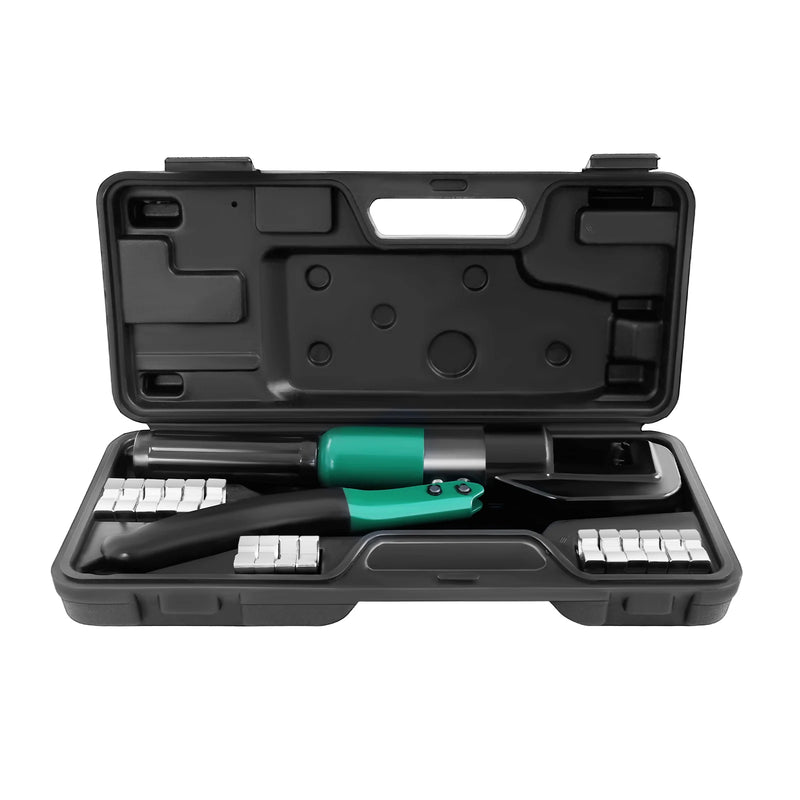 Hydraulic Cable Crimping Tool 60KN – Manual Crimper with 8 Dies for 4–70mm² Terminals
