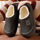 Women’s Winter Fleece-Lined Warm Slippers – Thick Sole, Non-Slip Indoor Comfort