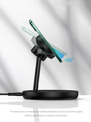 Baseus Swan 3-in-1 Magnetic Wireless Charger Stand | 20 W Fast Charging Station for iPhone 15/14 Pro, AirPods & Apple Watch