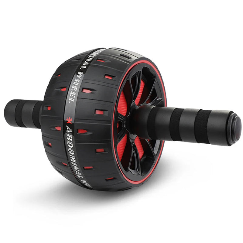 Big Ab Roller Wheel | Silent Gym Abdominal Trainer for Core, Waist & Strength Workout | Home & Gym Fitness Equipment
