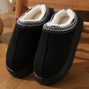 Winter Warm Home Cotton Slippers – Soft Indoor Shoes for Kids & Adults | Unisex Pull-On Design with Anti-Slip Sole
