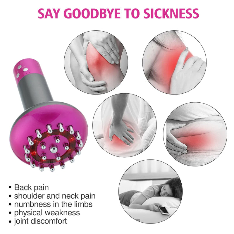 Intelligent Electric Meridian & Lymphatic Drainage Massage Brush – Microcurrent Anti-Cellulite Body Sculpting Device ⚡💆‍♀️