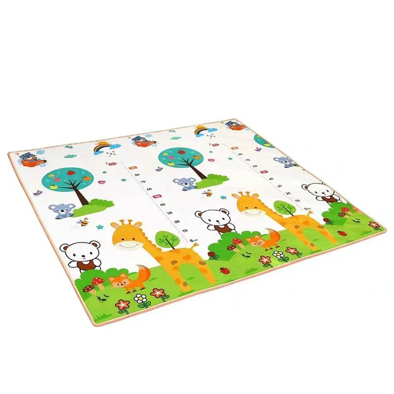 Non-Toxic Baby Crawling Play Mat – Foldable EPE Foam Activity Rug for Infants and Kids (5 Sizes Available)