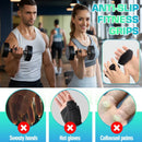 Fingerless Gym Grips | Non-Slip Weight-Lifting Pads for Hand Protection & Grip Strength | Ergonomic Workout Gloves for Men