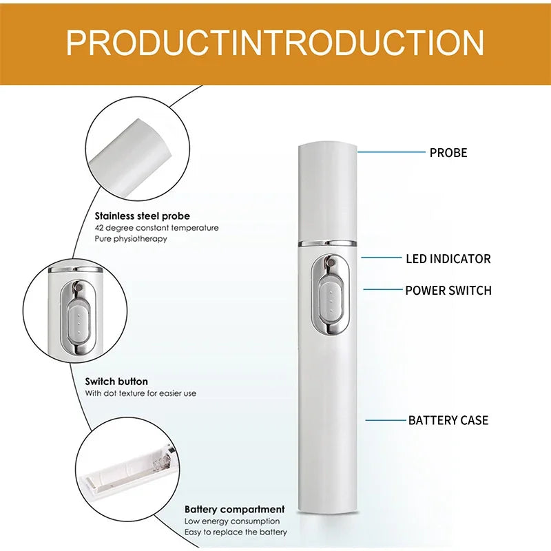 Laser Therapy Pen for Varicose Veins | Blue Light Treatment Device for Pain Relief & Circulation Improvement