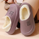 Women’s Winter Fleece-Lined Warm Slippers – Thick Sole, Non-Slip Indoor Comfort