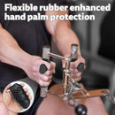 Fingerless Gym Grips | Non-Slip Weight-Lifting Pads for Hand Protection & Grip Strength | Ergonomic Workout Gloves for Men