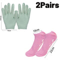 Reusable Silicone Moisturizing Mask Socks & Gloves – Exfoliating, Anti-Crack, and Hydrating Foot and Hand Care Tool