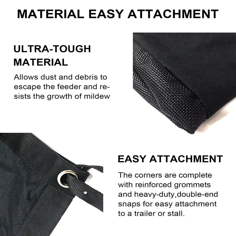 Horse Hay Feeder Bag – Adjustable Hanging Feed Bag for Stable and Barn Use