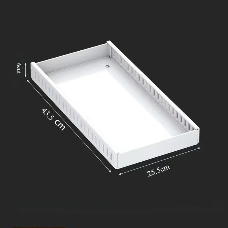 Adjustable Kitchen Pull-Out Pot Rack – Sliding Cupboard Organizer Tray for Pots, Pans & Dishes 🧺