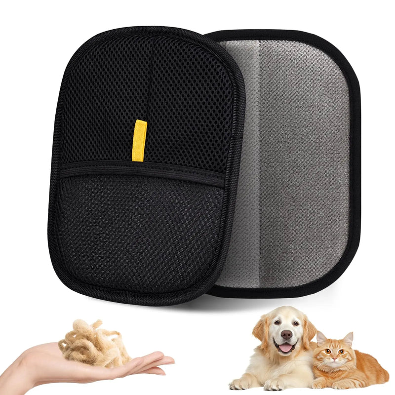 Electrostatic Pet Hair Removal Glove | Reusable Cat & Dog Grooming Tool for Furniture, Carpet & Car Seats