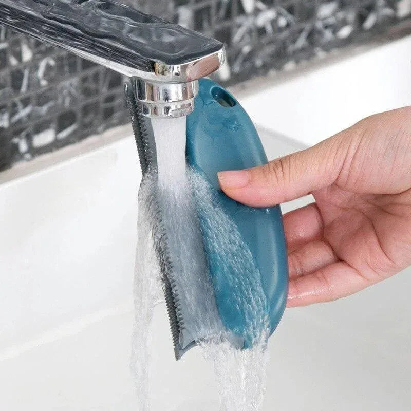 Pet Hair Removal Detail Brush – Multi-Surface Fur Cleaner for Furniture, Clothing & Car Interiors