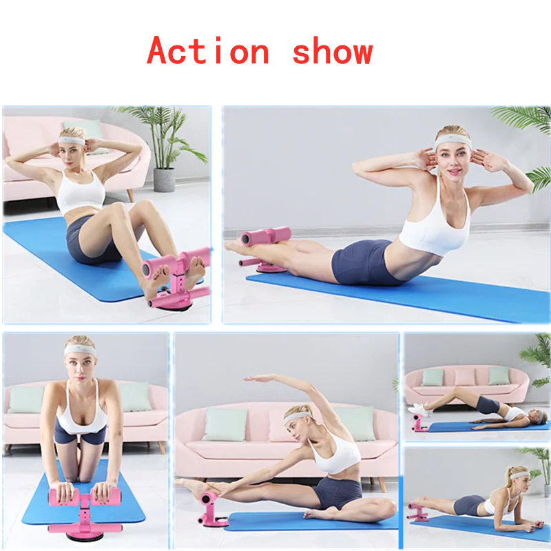 Self-Suction Sit-Up Bar – Home Gym Abdominal Trainer for Abs, Arms, Legs & Core Strength 🔥