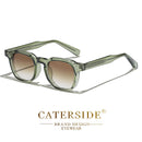 CATERSIDE Punk Style Men’s Sunglasses | Small Square Frame UV400 Shades | Trendy Outdoor Fashion Eyewear