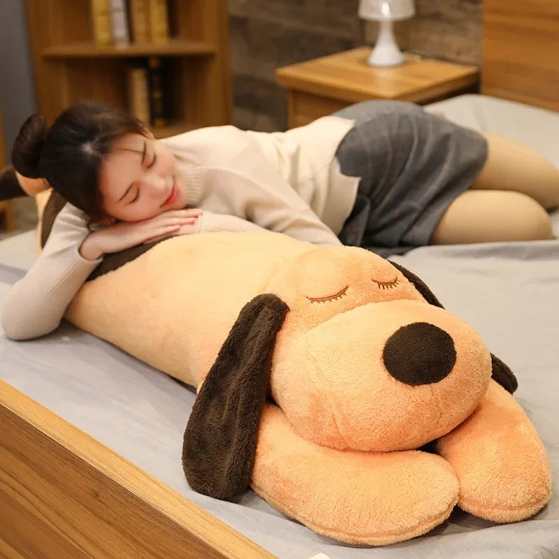 Giant Soft Dog Plush Hug Pillow – Ultra-Comfort Sleeping Companion & Gift Doll