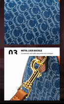 Women’s Cowboy Splicing Shoulder Bag – 2025 Pillow-Style Casual Party Handbag