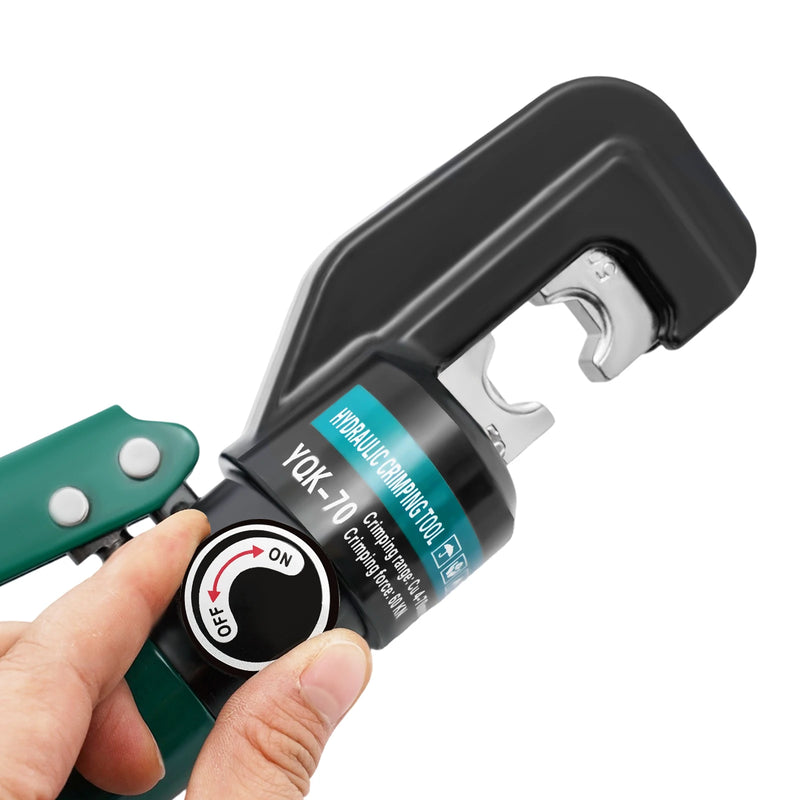 Hydraulic Cable Crimping Tool 60KN – Manual Crimper with 8 Dies for 4–70mm² Terminals