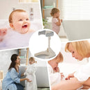 Adjustable Baby Shower Rack | Foldable Anti-Slip Bath Caddy for Infants with Drainage Holes & Height Adjustment