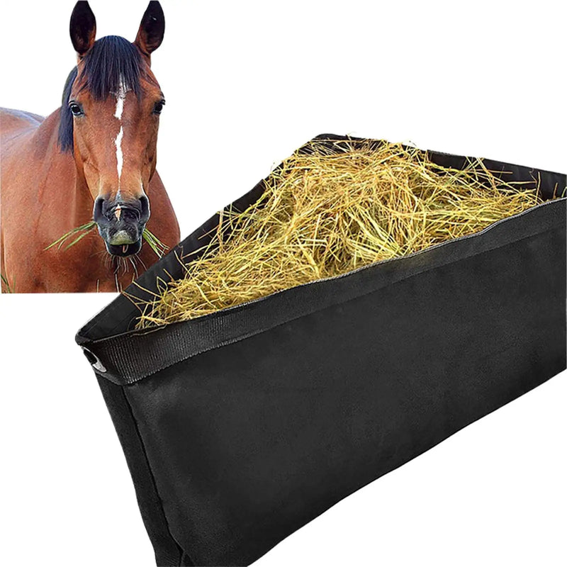 Horse Hay Feeder Bag – Adjustable Hanging Feed Bag for Stable and Barn Use