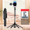COOL DIER Tripod & Selfie Stick – 180cm Adjustable Stand with Bluetooth Remote for Smartphones & Cameras