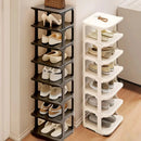 Multi-Layer Shoe Rack – Space-Saving Plastic Shoe Organizer with Large Capacity for Entrance, Closet & Home Storage 🏠