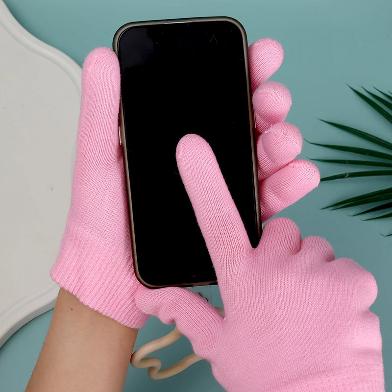 Reusable Silicone Moisturizing Mask Socks & Gloves – Exfoliating, Anti-Crack, and Hydrating Foot and Hand Care Tool