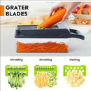 5-in-1 Vegetable Chopper & Mandoline Slicer – Slice, Dice, and Grate Like a Pro!