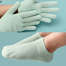 Reusable Silicone Moisturizing Mask Socks & Gloves – Exfoliating, Anti-Crack, and Hydrating Foot and Hand Care Tool